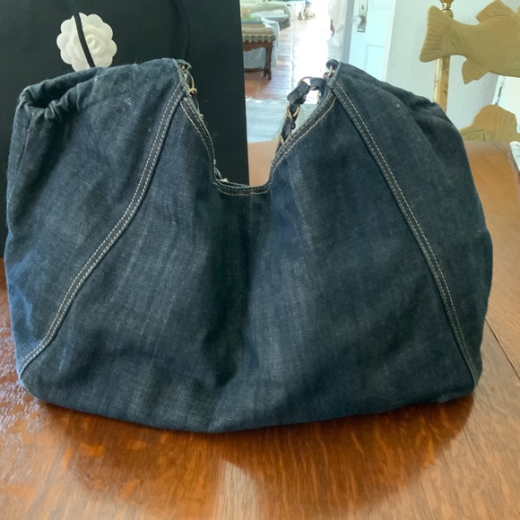 CHANEL COCO CABAS DENIM TOTE BAG RARE 2006-2008 - Picture 3 of 14